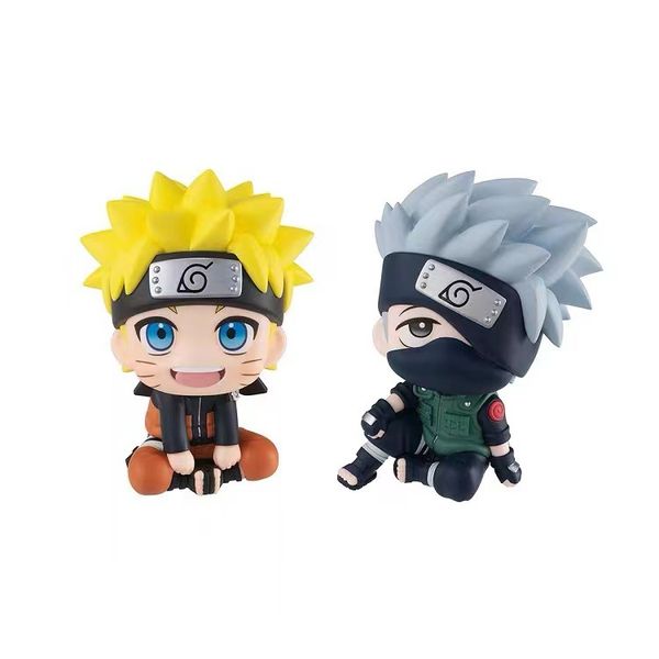 

8cm naruto uzumaki kakashi action figures pvc toys kids gifts