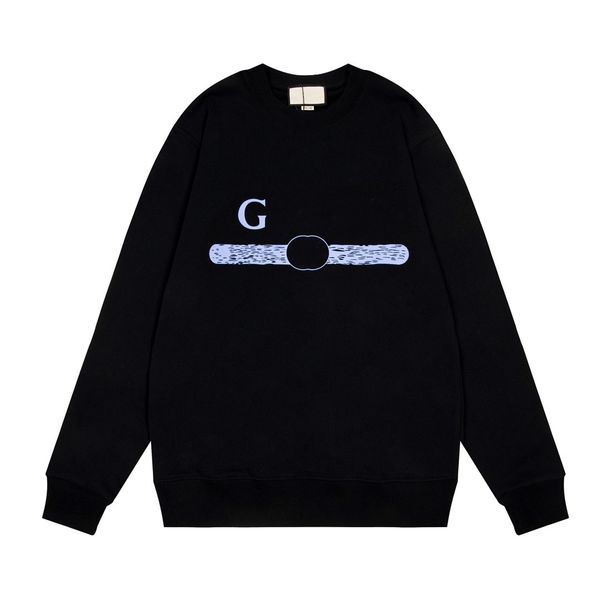 

mens sweaters luxury designers pullover hoodies sweatshirts long sleeve casual sports shirts classic dark blue cottton autumn winter men&#03, Black