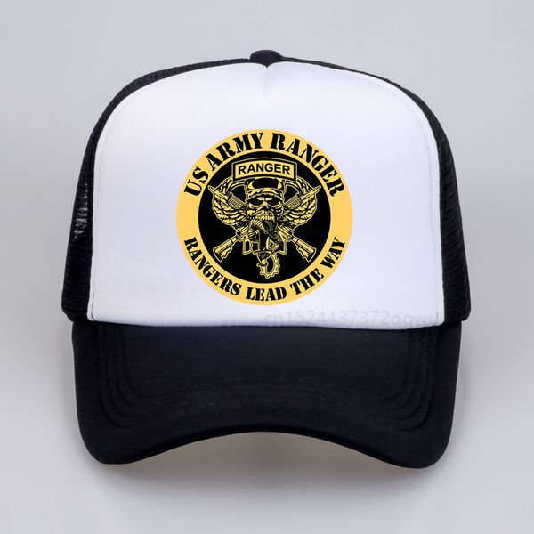 

us army ranger baseball cap men "tactical baseball cap snapback stretchable hat summer outdoor running fishing mesh trucker hat, Blue;gray
