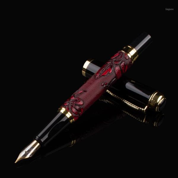 Preis! Hochwertiger Tintenstift Designer 3 D Dragon Gold Clip Stifte F Feder Dekor Executive Caneta Metallbrunnen Geschenke