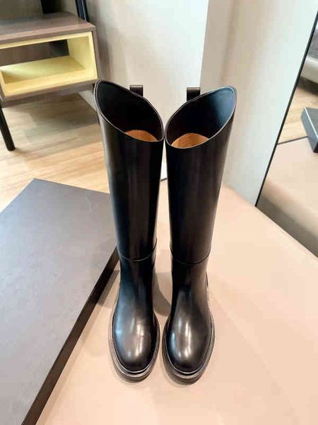 

boots jil autumn winter sander style knight boots inclined mouth high tube long martin show thin, Black