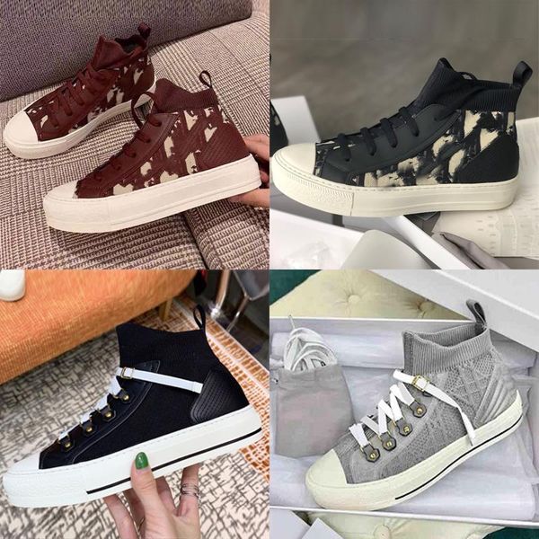 

2022 paris dies shoes runner and obliques suede with grey knitted new lace -up sneakers women mesh black low upper walk 'n 'casual