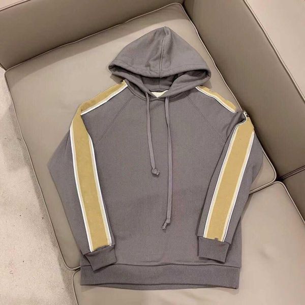 

22 winter fashion men's hoodie letter sweater reflective strip long sleeve women's sports autumn sports couple jacket, Black