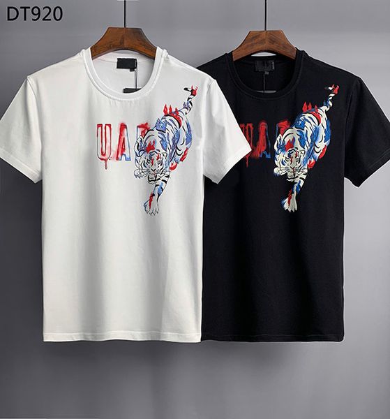 

2022 fashion men's t-shirt hip hop short sleeve casual m-3xl, White;black