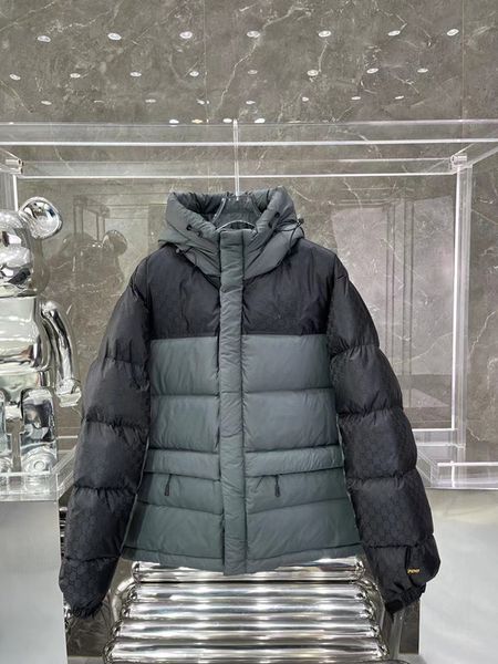 

23luxury france mens down jacket letter monclair logo knitted women parkas panel casual coats bomber jackets designers men s clothing 1234, Black