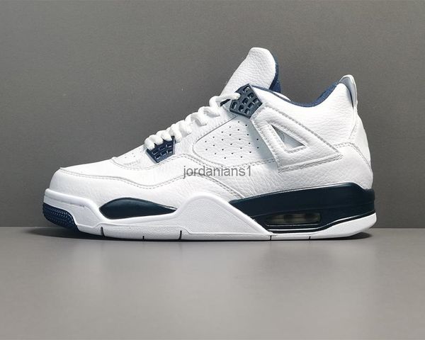 

designer shoes jumpman 4 iv legend blue columbia men/women basketball outdoor sneakers sports original