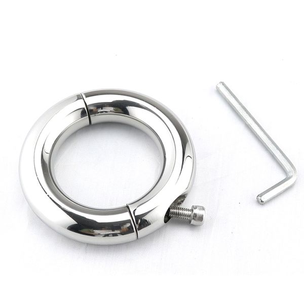 Metall Hodensack Anhänger Ball Stretchers Hoden Gewicht Penis Restraint Cock Lock Ring 200g Drop Shipping