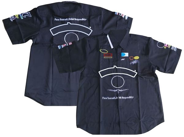 F1-Herrenhemd, Formel-1-Rennanzug, T-Shirt, Poloshirts, Sommer, Outdoor-Sport, lässig, Übergröße, atmungsaktives Racing-Fans-Trikot