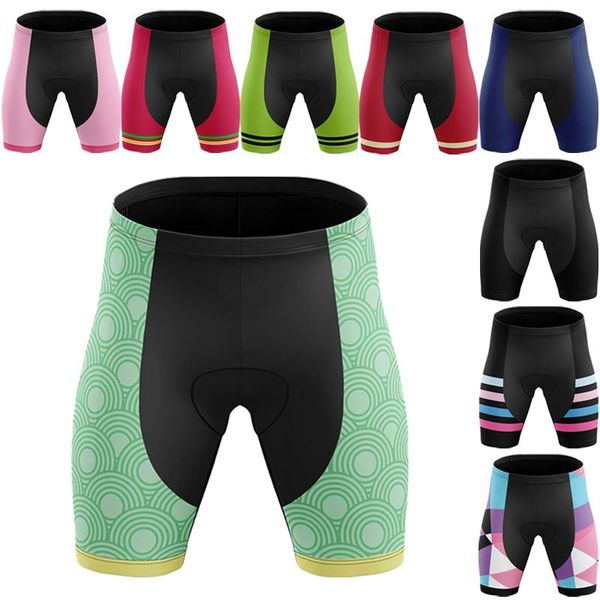 Abbigliamento da motociclista Pantaloncini da ciclismo da donna Intimo con cuscinetti in gel 9D Pantaloni da bicicletta aderenti da ciclismo femminili Indossano sottobicchieri da bici da equitazione traspiranti