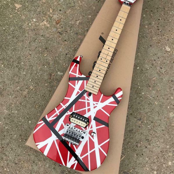 

custom factory high-quality red standard electric guitar