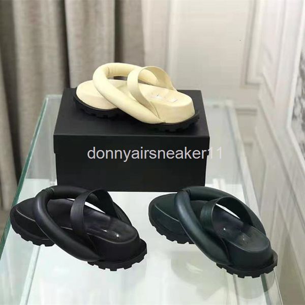 

sandals european goods gaoding spring and summer thick bottom bubble slippers clip foot herringbone sandals women, Black