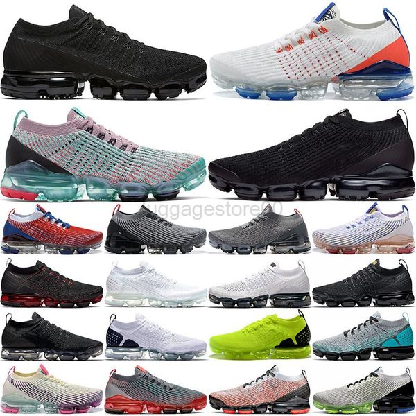 

quality fk-2019 fly 2.0 knit 3.0 men women running shoes triple black white pure platinum obsidian cny mens designers sneaker breathable
