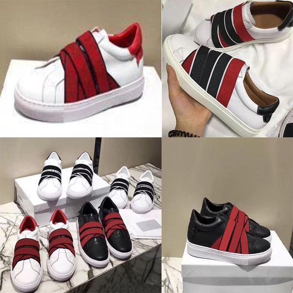

2022 designer travel fashion sneakers 100% leather white casual shoes with running sneakers flat printed men's fitness, Black