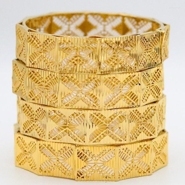 Armreif 24k Classic Wide Collection Kupferarmband Dubai Brauthochzeit äthiopisch afrikanisch-arabisch Goldarmband Armreif Kent22