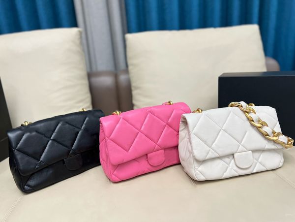 

luxurys designer bag classi flap leather metal hardware matelass chain cross shoulder bags large capacity luxury designer handbag women&#039
