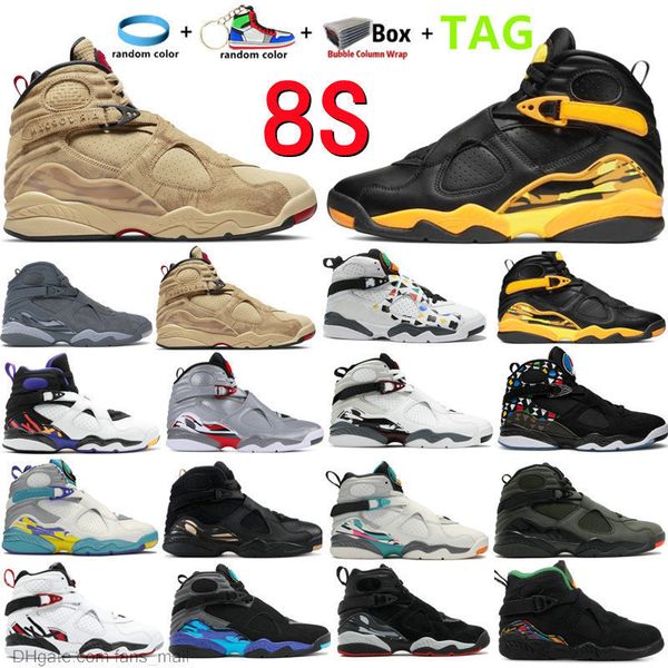 

new 8 8s black taxi men women basketball shoes university blue unc rui hachimuras dmp 8 black samurai aqua chrome south beach three peat sne