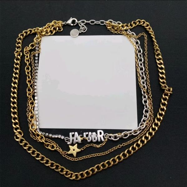 

new fashion designer necklaces letter necklaces women holiday gifts, Silver