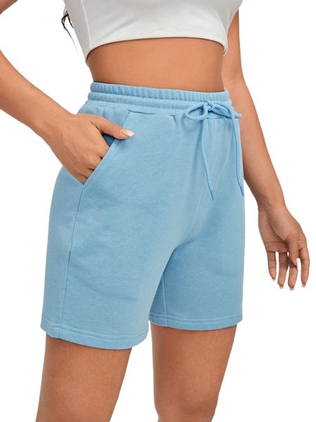 

petite drawstring waist track shorts w0rr#, White;black