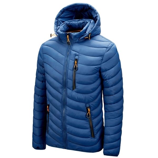 

winter jacket men 2020 fashion hooded male parka jacket mens solid thick jackets and coats man winter hoodies coats lj201030, Black;brown