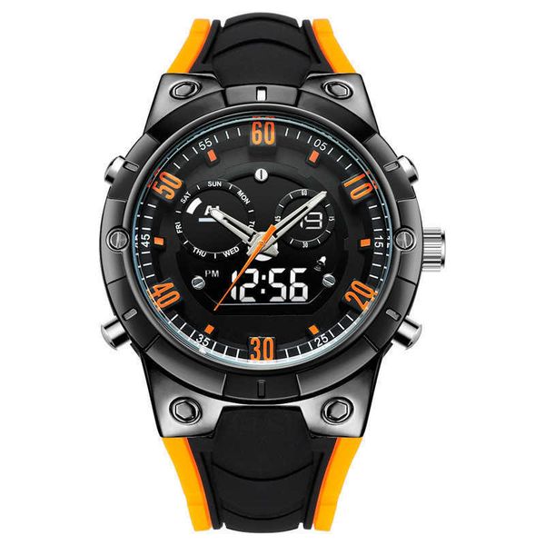 

enn t mov watche quartz electronic date waterproof stainless steel watch montre de luxe multicolor, Slivery;brown
