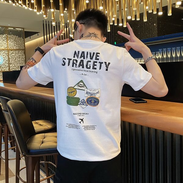 

22ss new mens summer t shirt luxury cartoon print designer tees, White;black