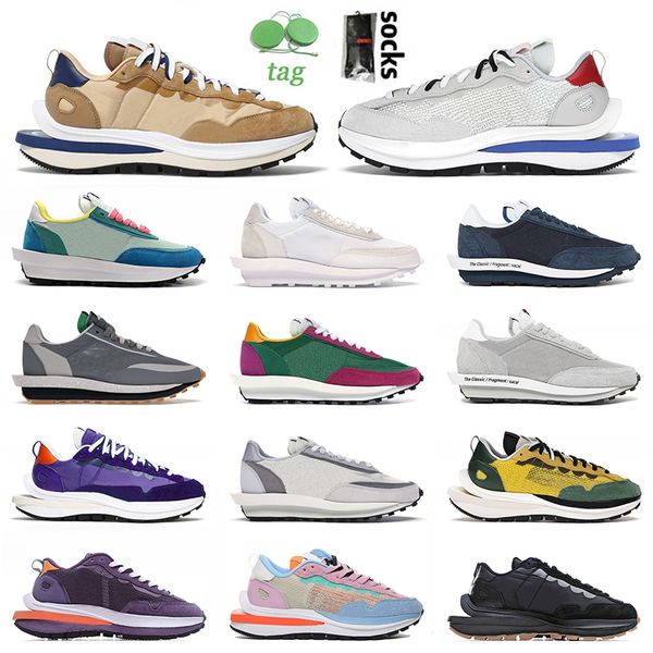 

2022 running shoes waffle mens women sesame blue void royal fuchsia white nylon fragment cool grey pine green tour yellow dark iris og sneak