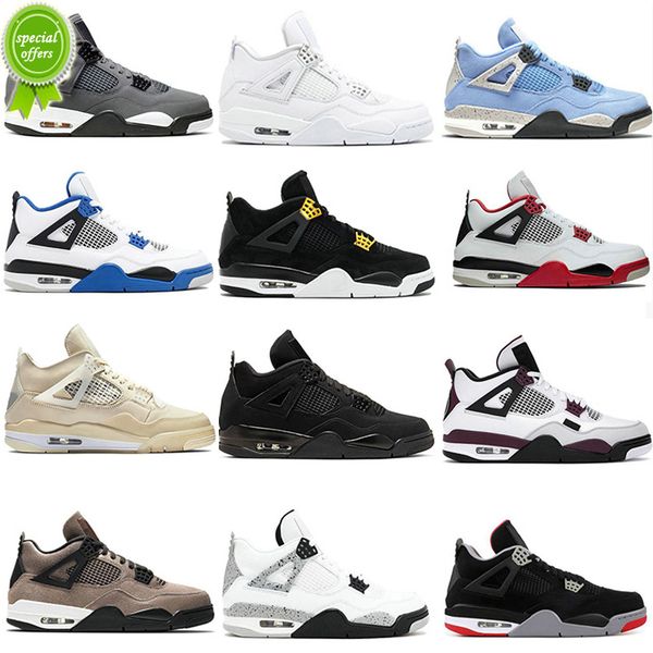 

og jumpman 4s running basketball shoes jump 4 bred sail unc black cat fire red university blue cactus white starfish pure royal