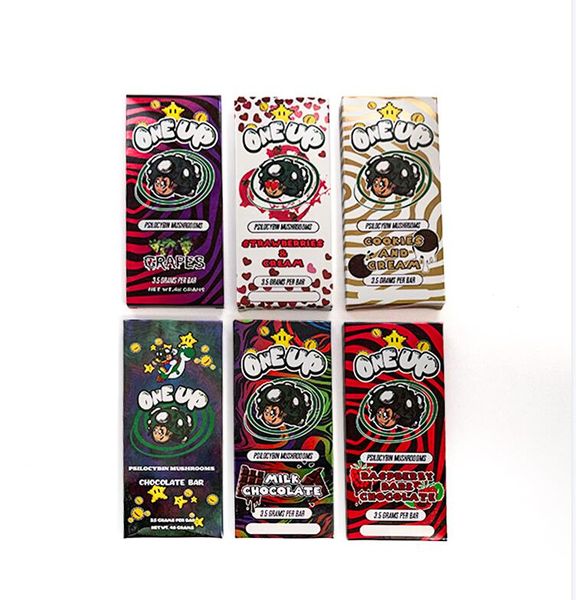 

oneup packing box packaging boxes 3.5grams per chocolate bar one up vegan pack bag packs