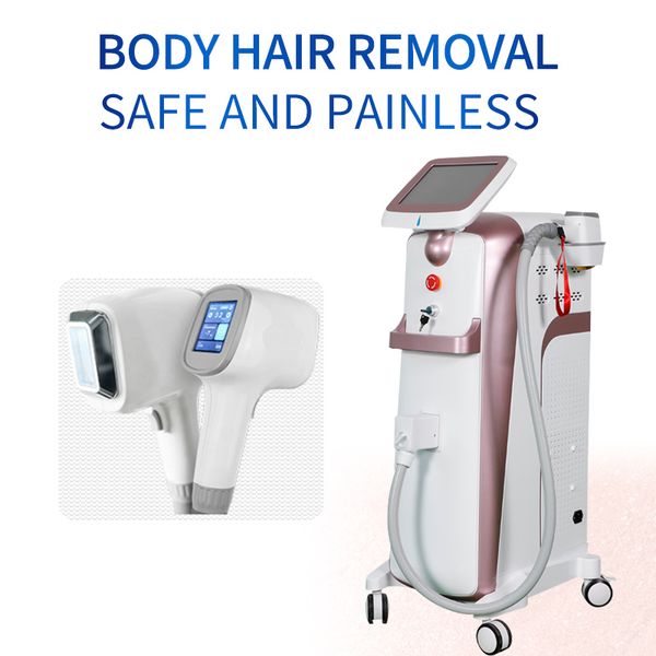 

permanent hair loss vertical 808nm diode laser hair removal with ce, Black