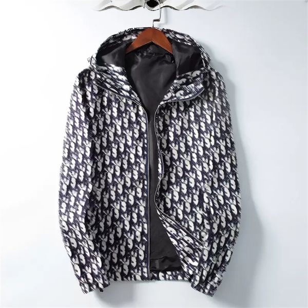 

2022 famous mens designers jacket coat sports fashion hoodie jackets sweatshirt letter reflective with long sleeve zipper windbreaker men cl, Black;brown