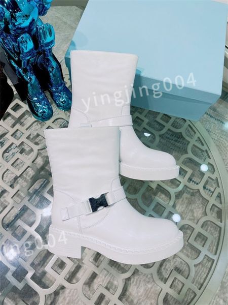 

latests designer shoes men women boots martin boots real leather non-slip classcial lace-up knight cowskin fashion hight quality platform zh, Black