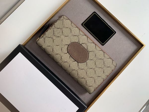 

2022 new wallet fashion women's purse card bag long large capacity leather multi purpose hand 476422