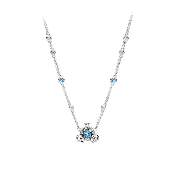 Новый дизайнер S925 Серебряное подвесное ожерелье для женщин, подходящих для ювелирных украшений Pandora Pandora Design