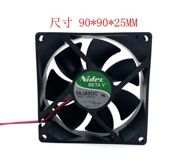 Ventola all'ingrosso: originale nidec ta350dc c34422-16 12v 0.4a 9025 ventola inverter a due fili da 9 cm