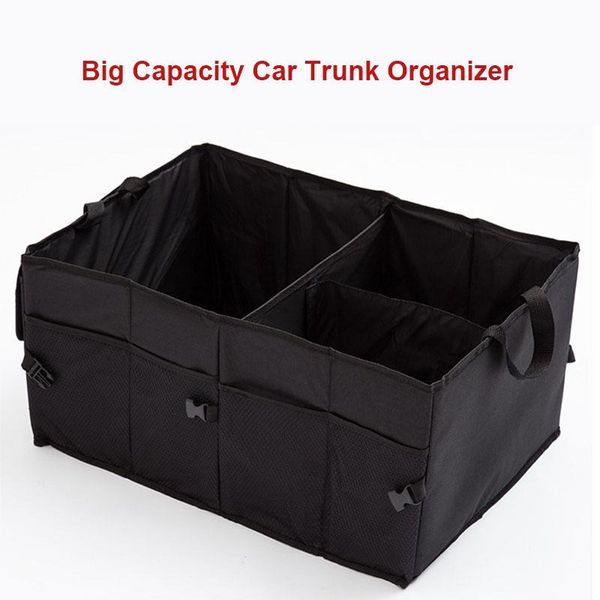 Organizador de carros Big Capacate Box de porta de armazenamento tronco ecológico