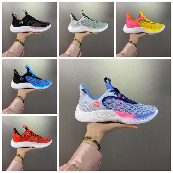 

2022 new curry flow 9 8 warp the game day mens basketball shoes sesame street oscar chinese shine strike play big count it taking cookies ca, Black
