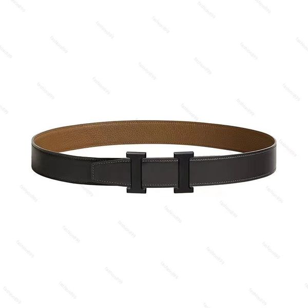 

men's belts women's belt luxury designers high-end to create boutique gold and silver buckle h051, Black;brown