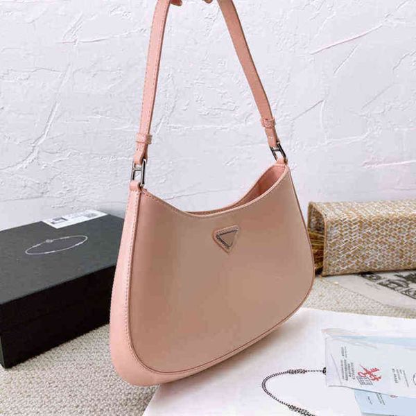 

cleo underarm bag designer shoulder bags ostrich hobo luxury women genuine leather handbags wholesale triangle fashion brand uzj1
