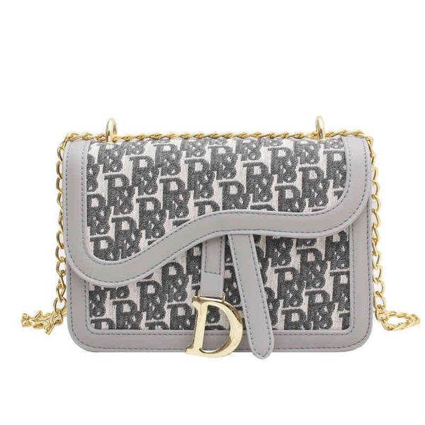 

56% 2022 new fashion handbags store women letter small square shoulder