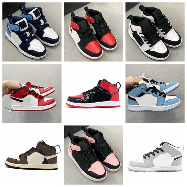 

athletic & outdoor infants 1s kids shoes slides kid game royal scotts obsidian chicago bred sneakers mid multi-color tie-dye shoe triple s s, Black