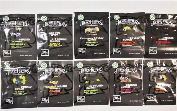 

3.5 snack edible bags 600mg zipper mylar candy gummy edibles gummies smell proof child lock packaging bag
