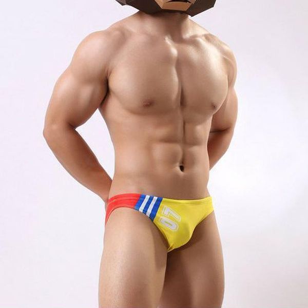 

men's swimwear men low waist tight swimsuits beach board surfing swim trunk shorts breifs swimming pool samll sizemen's