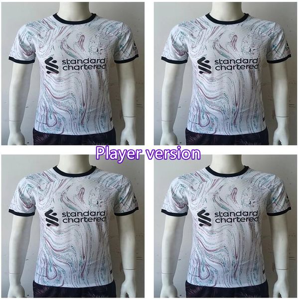 

player version 22 23 alexander arnold soccer jerseys lvp 2022 2023 home fans player version jones a.becker robertson men kids, Black;yellow