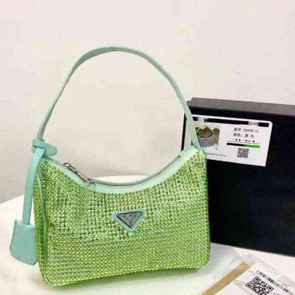 

women diamonds shoulder bags handbags luxurys designers crossbody bag backpack totes half moon hobo purses satin 7eap