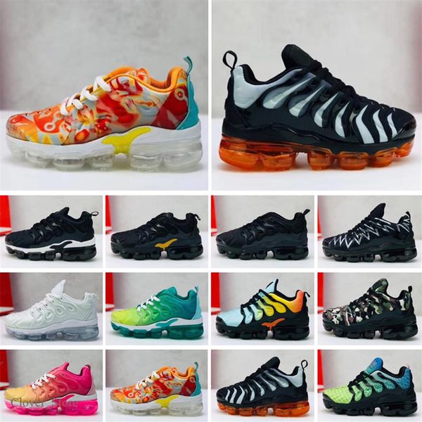 

kids tn plus baby boy girl children athletic shoes fashion designer sneaker outdoor black multi camouflage2402