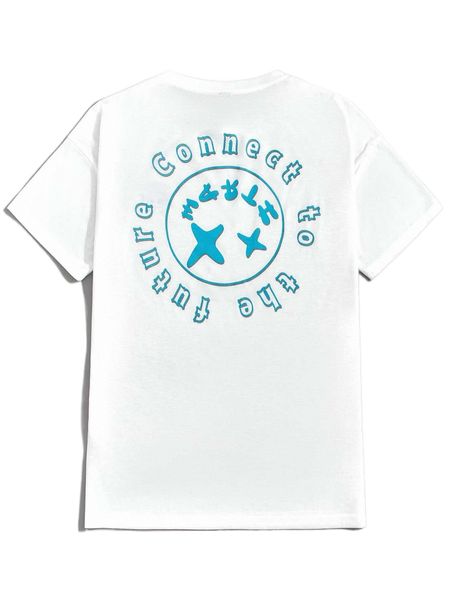 

men slogan graphic tee s8k6#, White;black