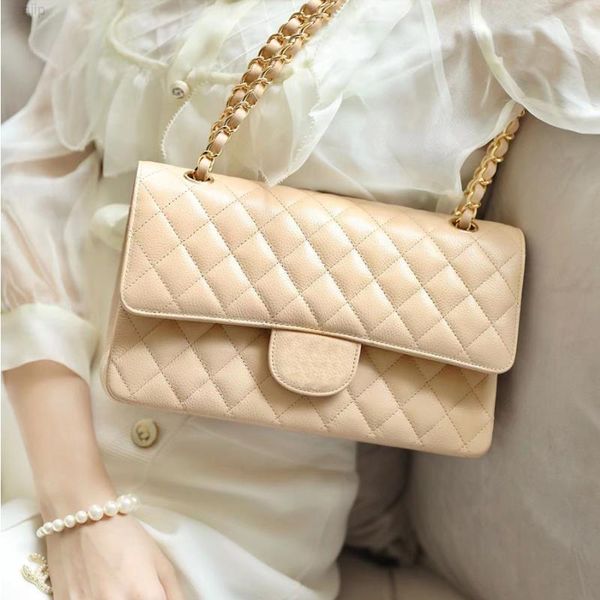 

bag with quality c001 shoulder 10a bagss caviar leather 25cm designer fashion crossbody bags luxury chain high-end lady purse b slvqm