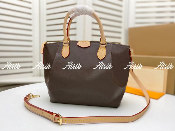 

m48814 m48813 women's totes turenne mm pm fashion womens mini shoulder bag brown waterproof canvas stylish tote handle nano cross body