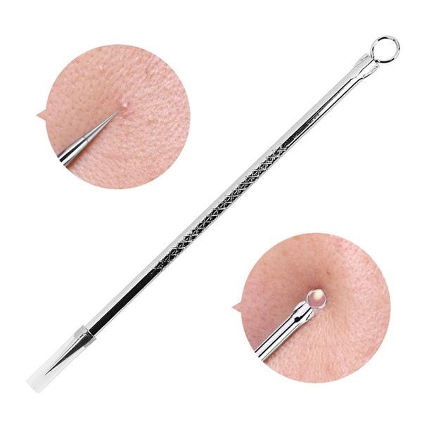 

1 pcs blackhead comedone acne pimple blemish extractor remover stainless steel needles remove tools face skin care pore cleaner 220624