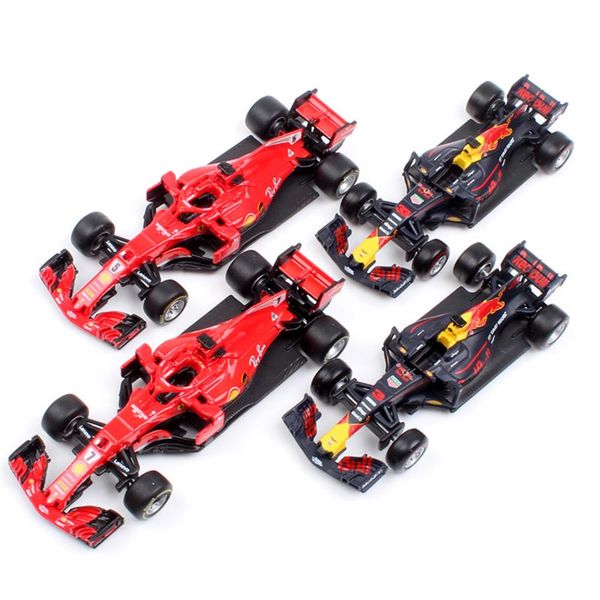

kids 1:43 scale bburago racer rb15 sf71h sf90 kimi raikkonen charles leclerc vettel diecast model vehicle car toy y200109279v